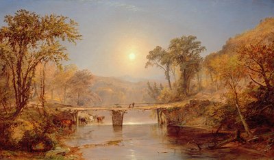 Indiai nyár a Delaware folyón, 1882 alkotó: Jasper Francis Cropsey