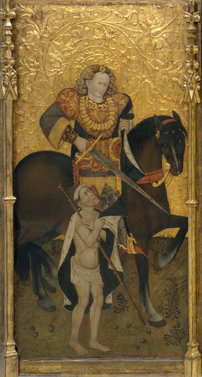 Szent Márton köpenyét osztja alkotó: Jaume Ferrer