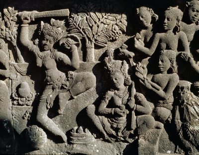 Megkönnyebbülés a hindu templomból alkotó: Javanese School