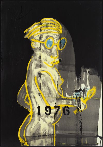 1976, 2012 (vegyes technika, akvarellpapírra, panelen, a hátoldalon recept) alkotó: Jay Batlle