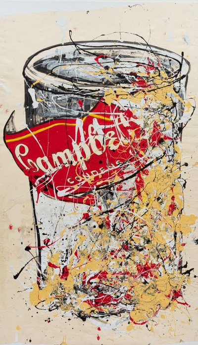Number One, 2019 (festék és tinta vászonra) alkotó: Jay Batlle