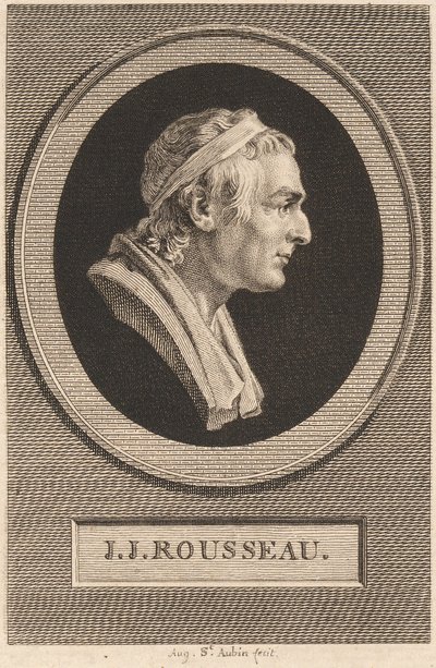 Jean-Jacques Rousseau alkotó: Jean-Antoine Houdon
