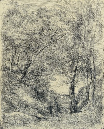 Horace kertje alkotó: Jean-Baptiste-Camille Corot