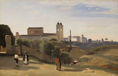 Monte Pincio, Róma alkotó: Jean-Baptiste-Camille Corot
