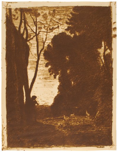 A kis pásztor, 2. tábla alkotó: Jean-Baptiste-Camille Corot