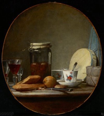 Sárgabarack üveg alkotó: Jean Baptiste Simeon Chardin