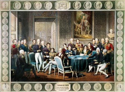 Az 1814-15-ös bécsi kongresszus résztvevői, Ausztria alkotó: Jean Baptiste (after) Isabey