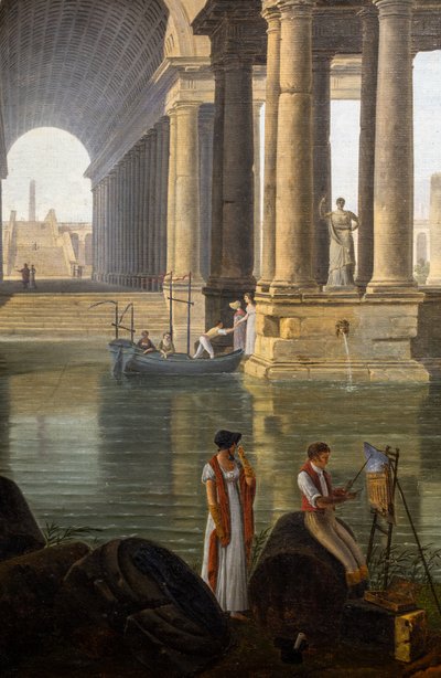 Egy ősi fürdő romjai alkotó: Jean-Baptiste Berlot