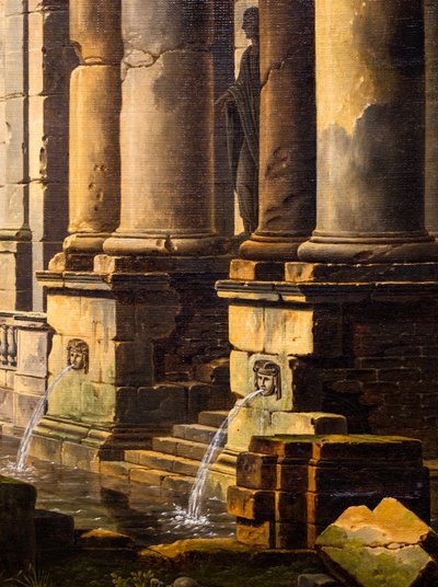 Egy ősi fürdő romjai alkotó: Jean-Baptiste Berlot