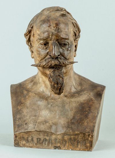 III. Napóleon mellszobra alkotó: Jean-Baptiste Carpeaux