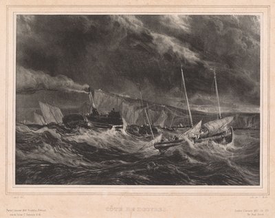 Dover partvidéke alkotó: Jean-Baptiste Isabey
