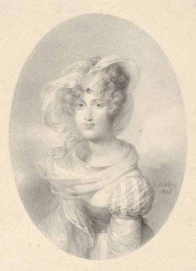 Madame Ditte-Harmite portréja alkotó: Jean-Baptiste Isabey