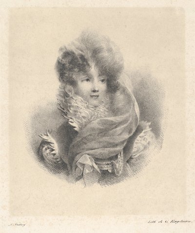 Mademoiselle de Pavant portréja alkotó: Jean-Baptiste Isabey