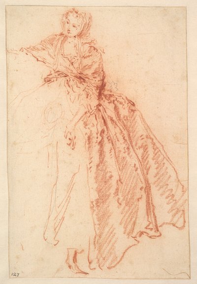 Studie für "M. de Pourceaugnac" alkotó: Jean-Baptiste Joseph Pater