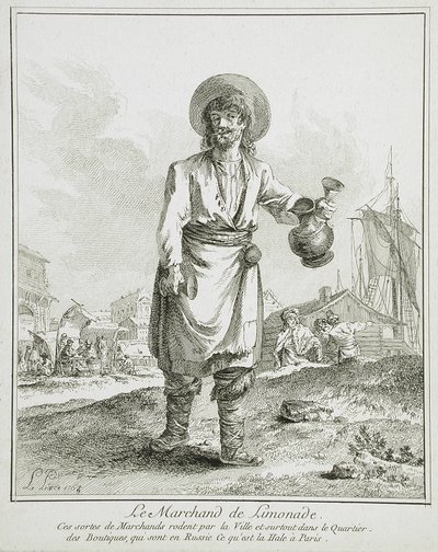 A limonádéárusnő alkotó: Jean-Baptiste Le Prince