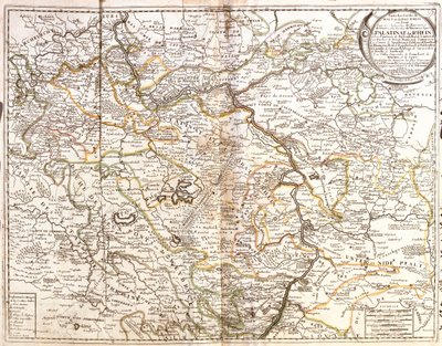 Rheinland-Pfalz, Hessen, Bayern, Baden-Württemberg, Deutschland von Jean-Baptiste Nolin