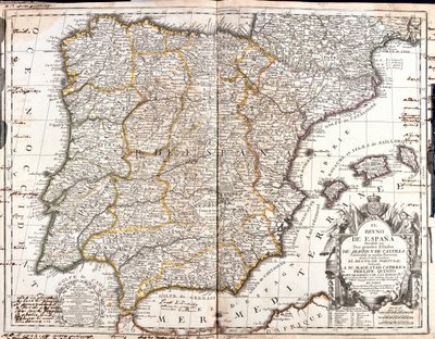 Spanyolország, Portugália alkotó: Jean-Baptiste Nolin