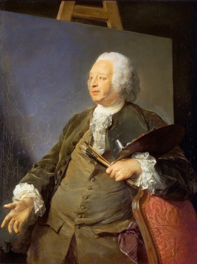Jean-Baptiste Oudry portréja alkotó: Jean Baptiste Perronneau