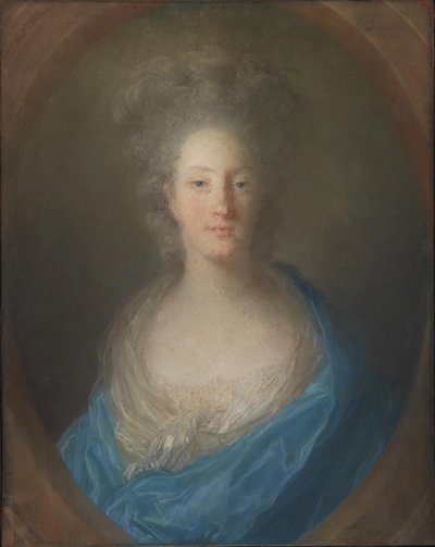 Egy hölgy portréja alkotó: Jean-Baptiste Perronneau