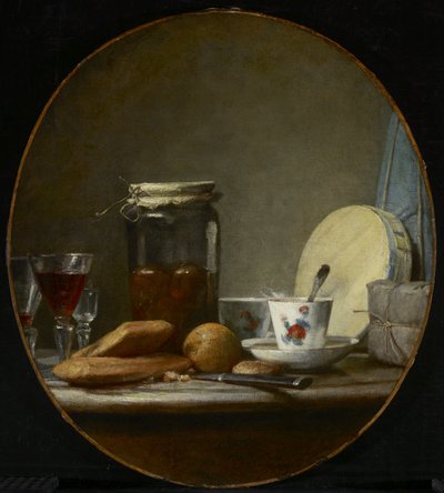Sárgabarack üveg alkotó: Jean-Baptiste Simeon Chardin