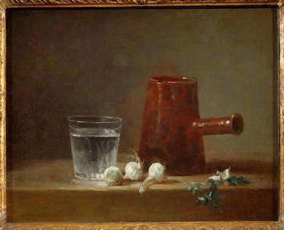 Pot (festmény vászonra) alkotó: Jean-Baptiste Simeon Chardin