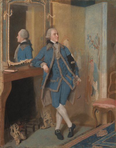 John, Lord Mountstuart, későbbi 4. Bute gróf és 1. Bute márki portréja alkotó: Jean-Étienne Liotard