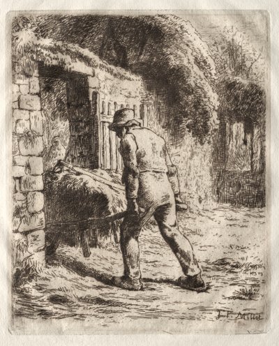 Talicskás paraszt alkotó: Jean-Francois Millet