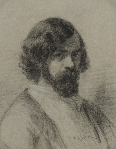 Narcissus Virgil Diaz de la Peña portréja alkotó: Jean-Francois Millet