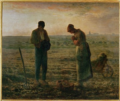 Az Angelus (olaj, vászon) alkotó: Jean-Francois Millet