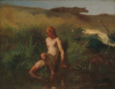 A fürdőző alkotó: Jean-Francois Millet