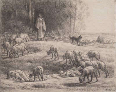 A pásztornő alkotó: Jean-Francois Millet