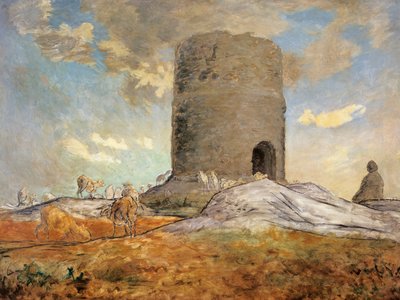 A barbizoni Chailly tornya, Jean-Jean-Francois Millet (1814-1875). alkotó: Jean Francois Millet