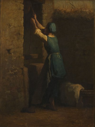 Nő a kútnál alkotó: Jean-Francois Millet