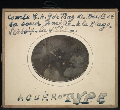 Két gyermek, Ernest Andre Gabriel de Traz de Budé gróf és nővére, Amélie portréja alkotó: Jean Gabriel Eynard