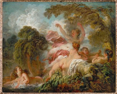 Les baigneuses. A fürdőzők ... alkotó: Jean-Honore Fragonard