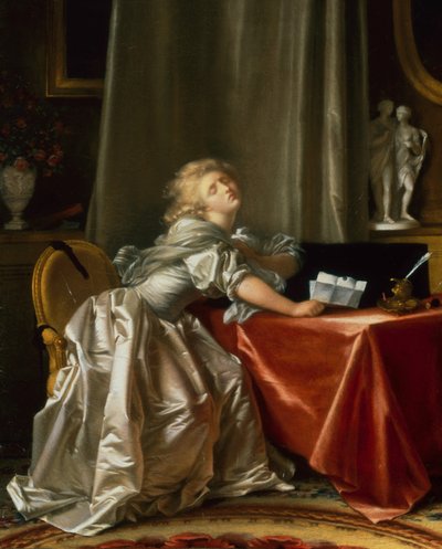 A rossz hír (olaj, vászon) alkotó: Jean Honore Fragonard
