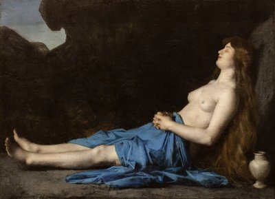 Madeleine a sivatagban,1873-74 (olaj, vászon) alkotó: Jean-Jacques Henner
