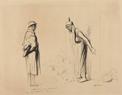 „Mit kíván?” - „Az 1871-es ‘louis’-kat” alkotó: Jean-Louis Forain