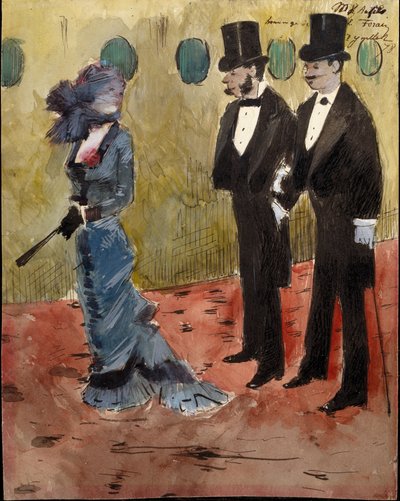 A színházban alkotó: Jean-Louis Forain