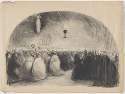 Lourdes, 1914, 25. Nemzetközi Eucharisztikus Kongresszus alkotó: Jean-Louis Forain