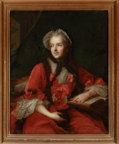 Leszczyńska Mária portréja alkotó: Jean-Marc Nattier