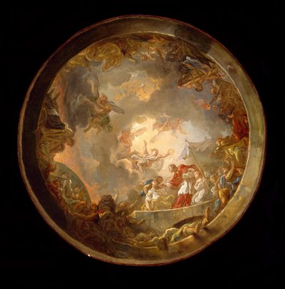 Szent Carlo Borromeo a pestis áldozatainak gondozása alkotó: Jean-Simon Berthelemy