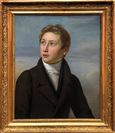 Liszt-gyermek portréja - Liszt Ferenc (1811-1886) portréja, Jean Vignaud (1775-1826) 1826-ban - Nimes-i Szépművészeti Múzeum alkotó: Jean (after) Vignaud