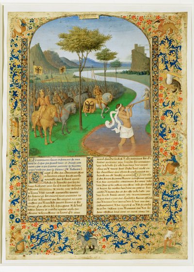 Le passage du Rubicon par Cesar-Caesar átkelés a Rubiconon ... alkotó: Jean (style of) Fouquet