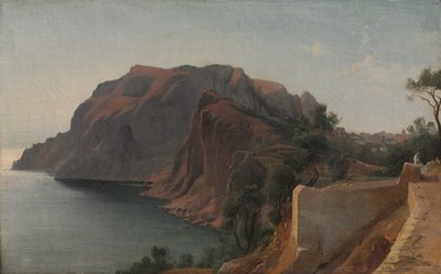 Capri, 1845 körül (olaj, szövet) alkotó: Jean Achille Benouville