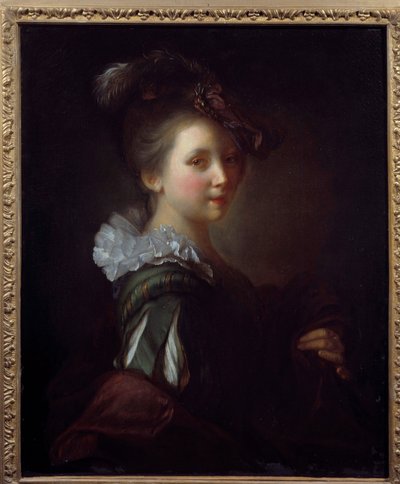 Jean Alexis Grimou (1680-1740) női portréja 18. századi Toulouse, Musee des Augustins alkotó: Jean-Alexis Grimou
