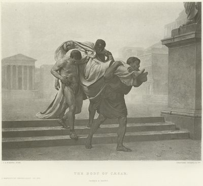Caesar teste (mélynyomás) alkotó: Jean Andre Rixens