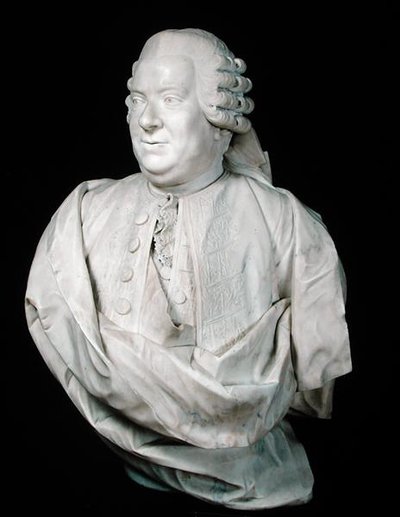 Nicolas Beaujon (1718-86) mellszobra (márvány) alkotó: Jean Antoine (attr. to) Houdon