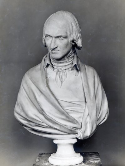 Adrien Duquesnoy (Gips) von Jean Antoine Houdon