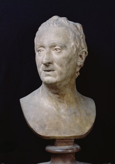 Denis Diderot mellszobra, 1775 alkotó: Jean-Antoine Houdon
